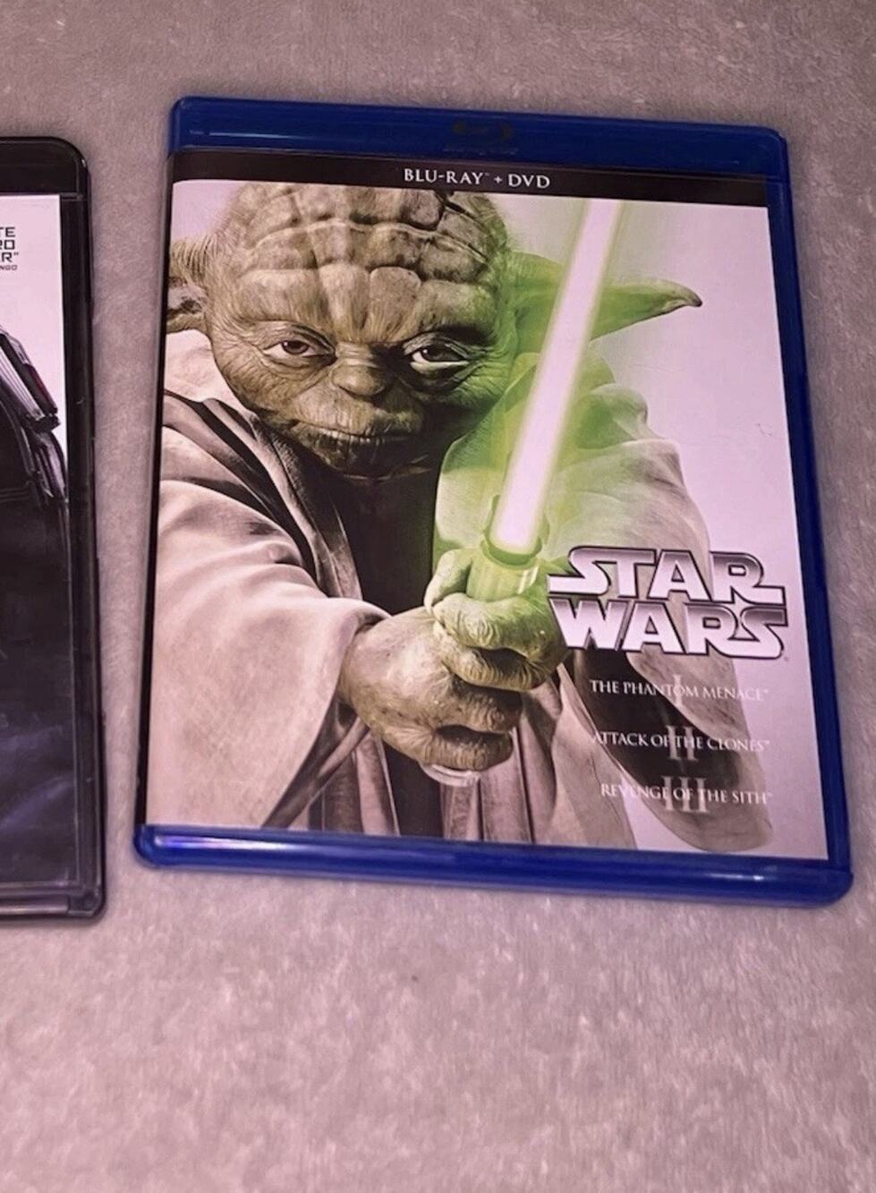 Star Wars Episodes I-III Prequel Trilogy Blu-ray + DVD 3-Disc Set